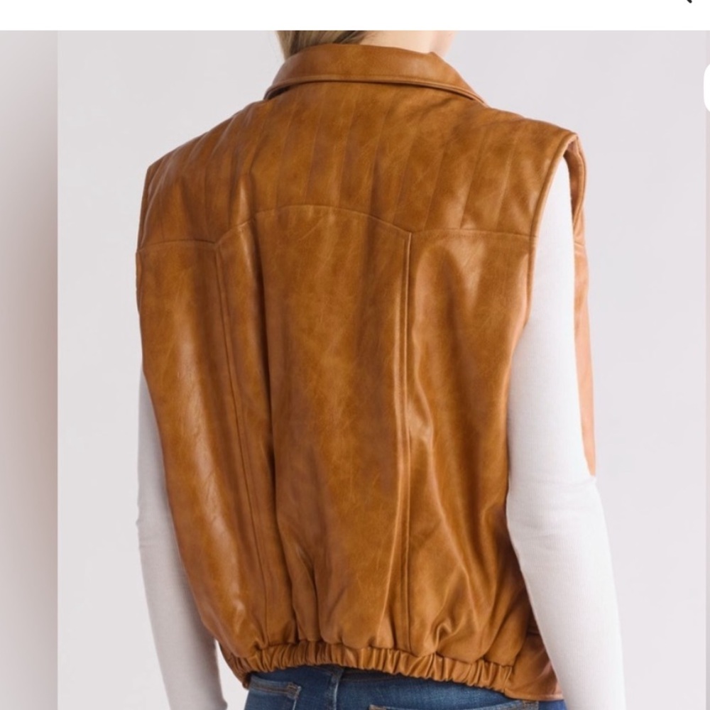 MOTHER SUPERIOR vegan leather vest - Picture 4 of 4